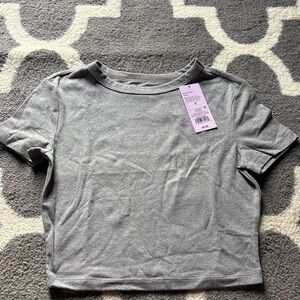 Wild Fable Gray Crop Top
